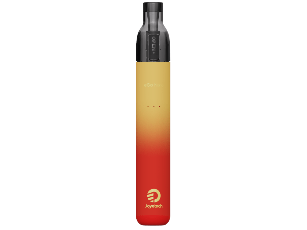 Joyetech eGo Nano in Orange-Rot — Pod-System mit 800 mAh Akku und 2 ml Top-Fill-Pod