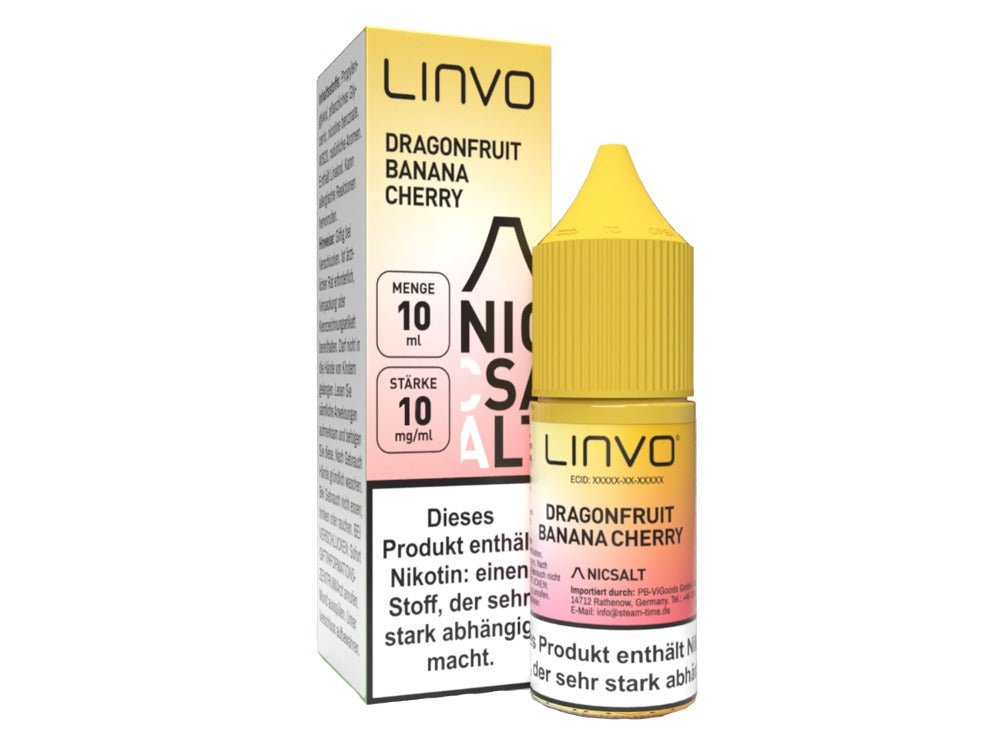 Linvo Nikotinsalz Liquid Dragonfruit Banana Cherry