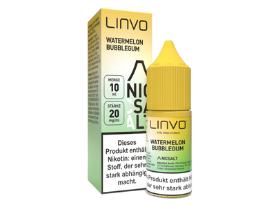 Linvo Watermelon Bubble Gum Nikotinsalz Liquid 20 mg/ml