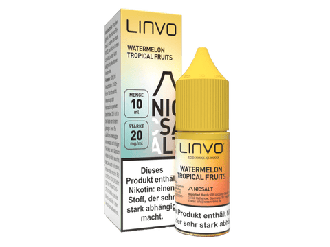 Linvo Nikotinsalz Liquid Watermelon Tropical Fruits