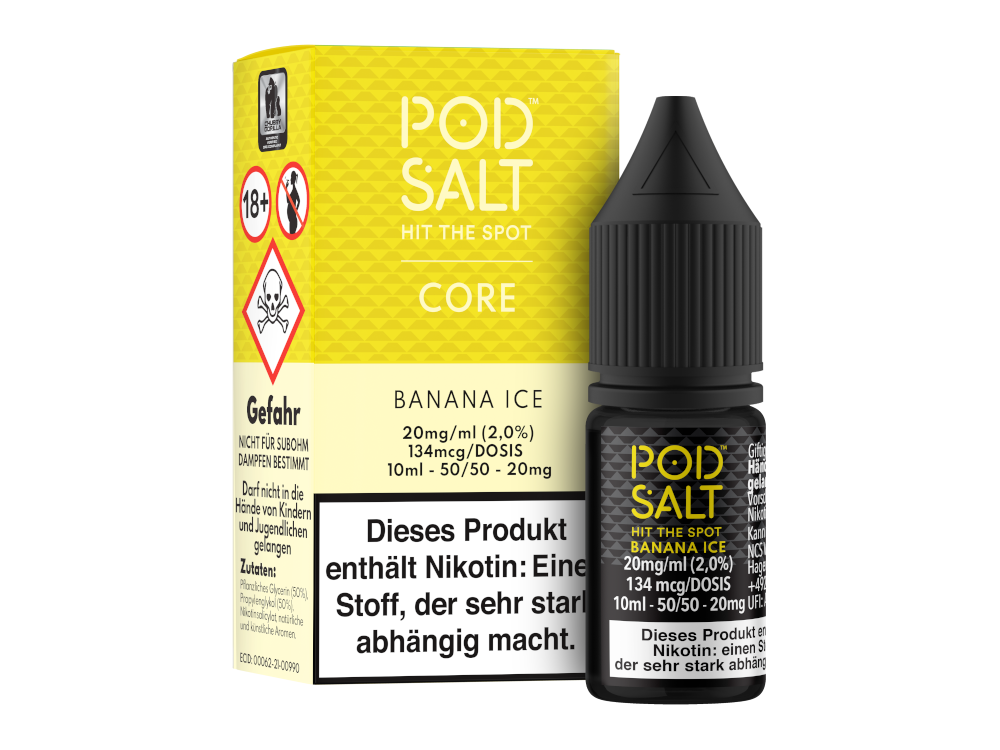Pod Salt Core Nikotinsalz Liquid Banana Ice