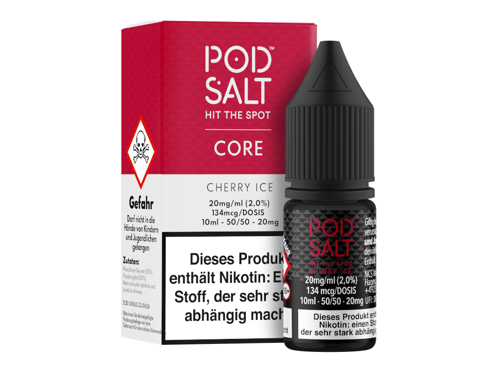 Pod Salt Core Nikotinsalz Liquid Cherry Ice