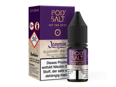 Pod Salt Fusion Blueberry Jam Tart Nikotinsalz Liquid