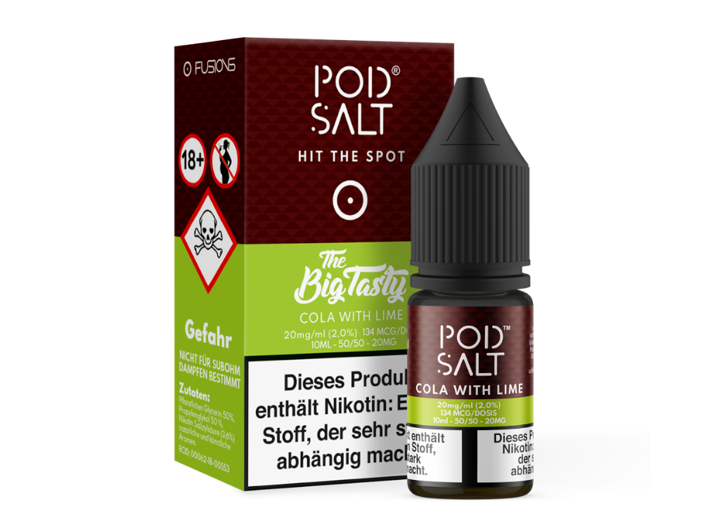 Pod Salt Fusion Cola with Lime Nikotinsalz Liquid