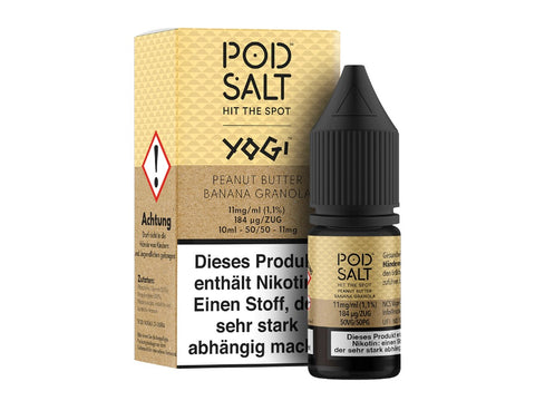 Pod Salt Fusion Peanut Butter Banana Granola Nikotinsalz Liquid