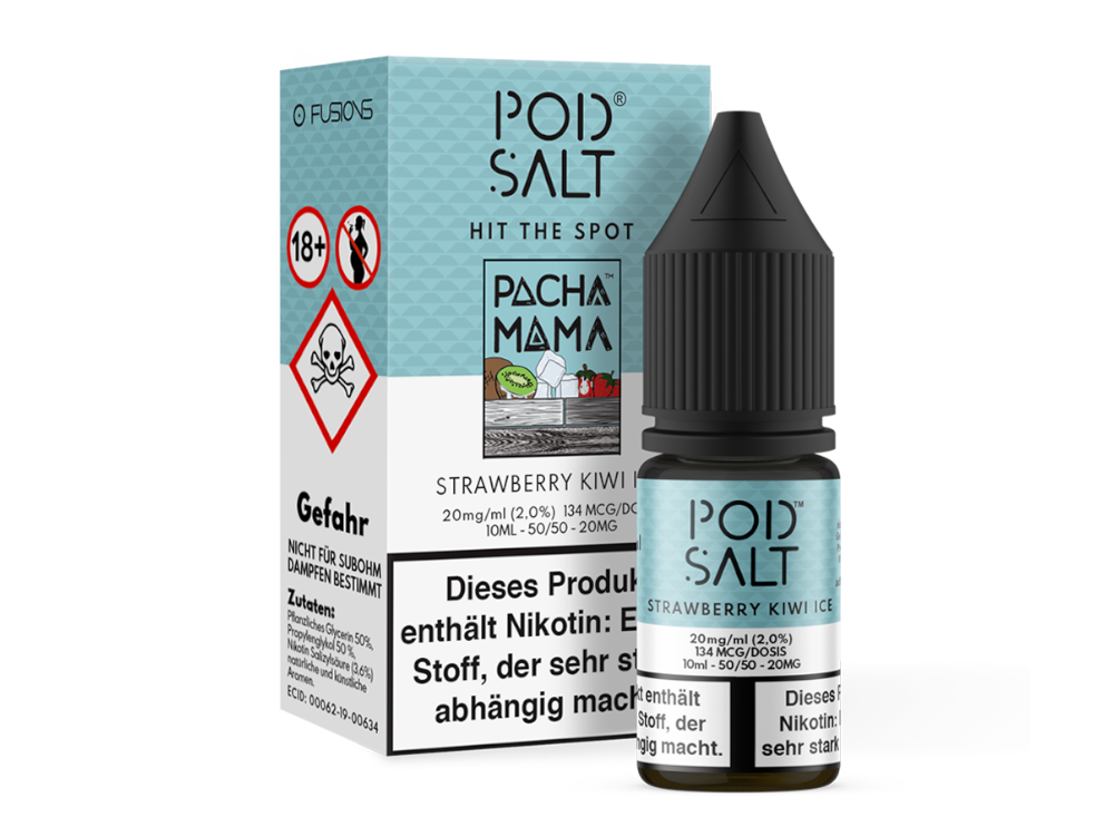 Pod Salt Fusion Strawberry Kiwi Ice Nikotinsalz Liquid