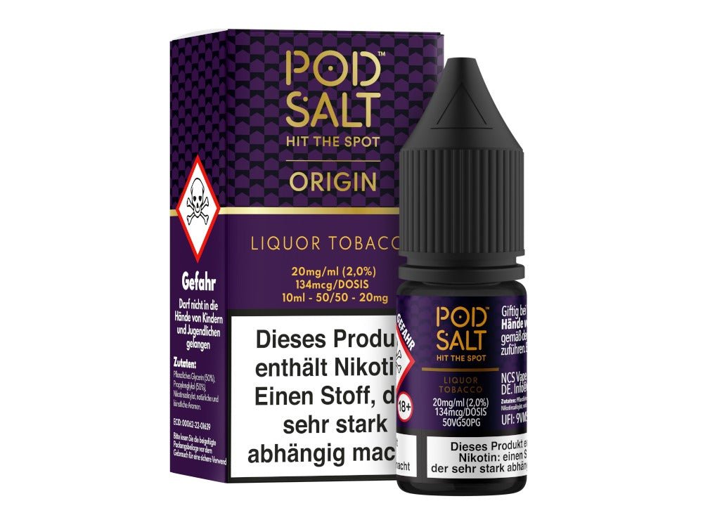Pod Salt Origin Liquor Tobacco Nikotinsalz Liquid