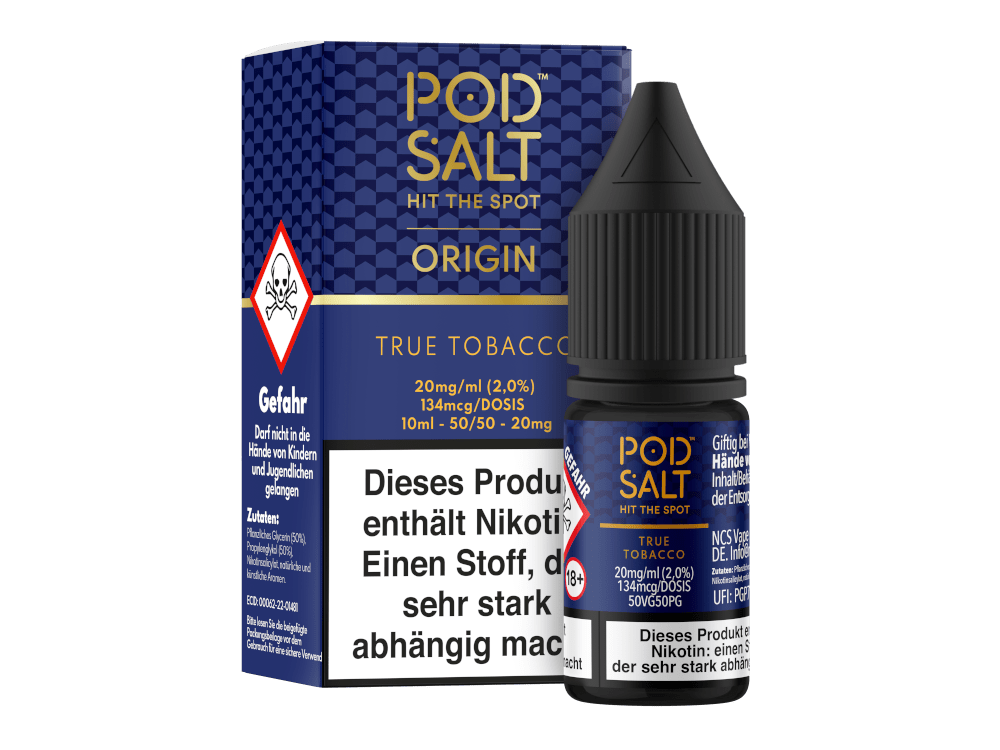 Pod Salt Origin True Tobacco Nikotinsalz Liquid