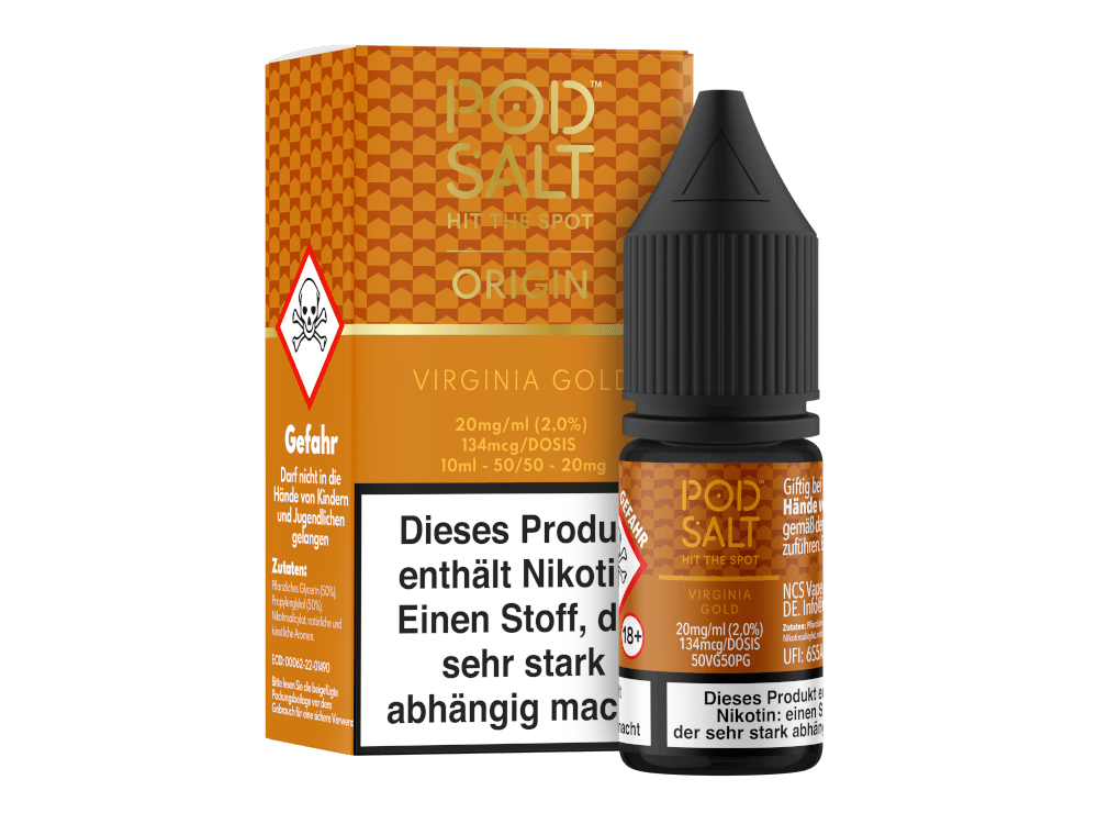 Pod Salt Origin Virginia Gold Nikotinsalz Liquid