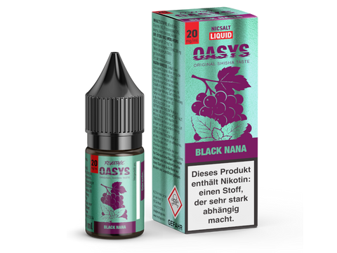 Revoltage OASYS Hybrid Nikotinsalz Liquid Black Nana