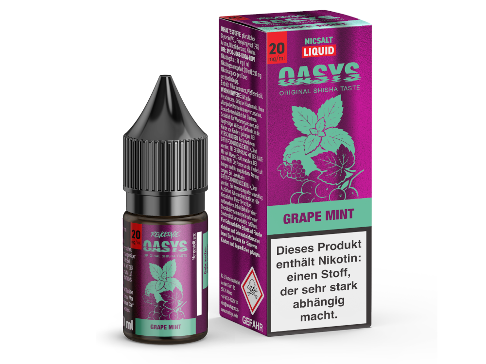 Revoltage OASYS Hybrid Nikotinsalz Liquid Grape Mint
