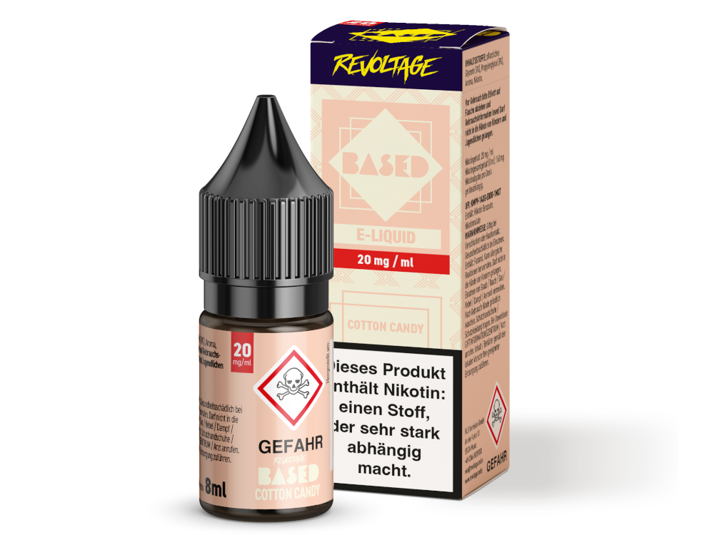 Revoltage BASED Hybrid Nikotinsalz Liquid Cotton Candy