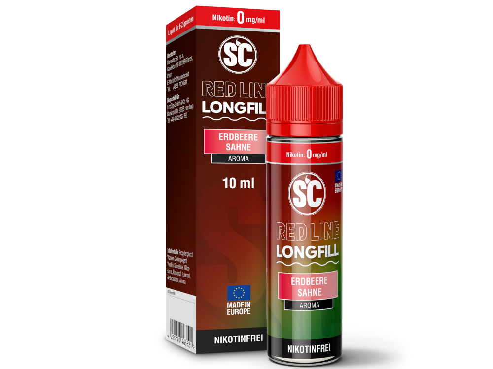 SC Red Line Aroma Erdbeere Sahne 10ml