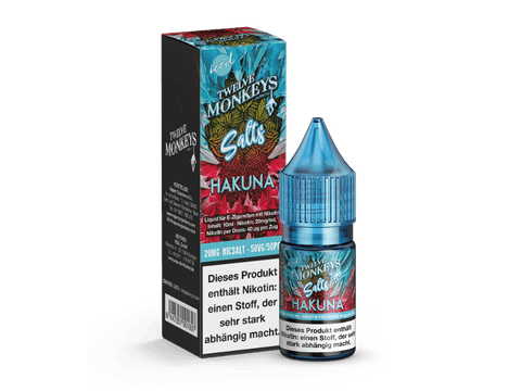 Twelve Monkeys - Iced - Nikotinsalz Liquid - Hakuna
