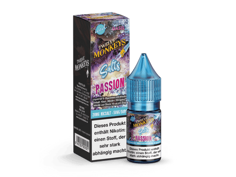 Twelve Monkeys - Iced - Nikotinsalz Liquid - Passion