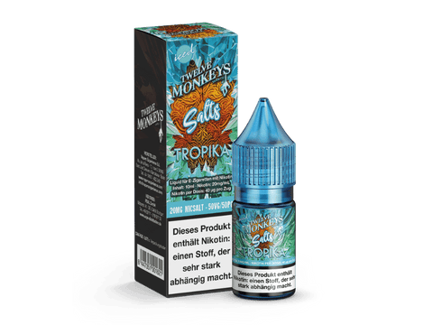 Twelve Monkeys - Iced - Nikotinsalz Liquid - Tropika