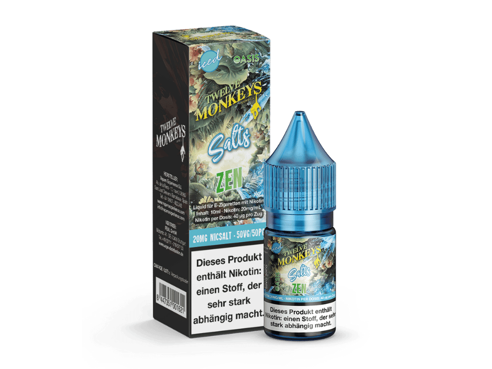 Twelve Monkeys - Iced - Nikotinsalz Liquid - Zen