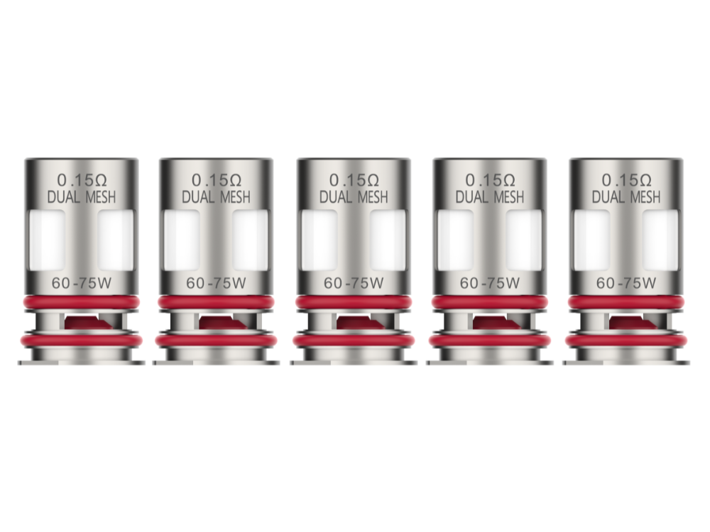 Vaporesso GTX Dual Mesh Heads (5 Stück pro Packung) — 0,15 Ohm