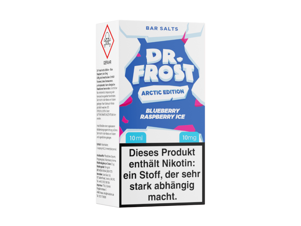 Dr. Frost Blueberry Raspberry Ice Arctic Edition Nikotinsalz Liquid