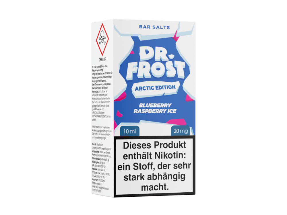 Dr. Frost Blueberry Raspberry Ice Arctic Edition Nikotinsalz Liquid