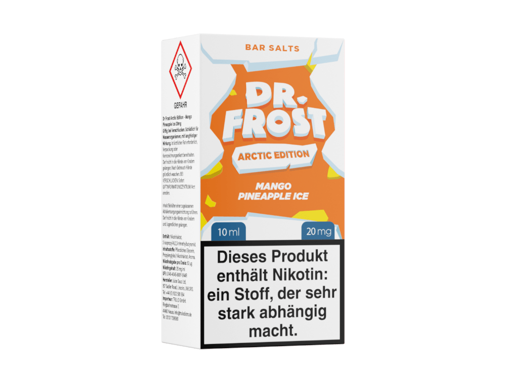 Dr. Frost Mango Pineapple Ice Arctic Edition Nikotinsalz Liquid