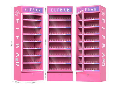 Elfbar LED-Verkaufsdisplay Pink