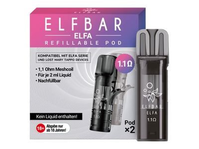 Elfbar Elfa Leer-Pod (2 Stück pro Packung)