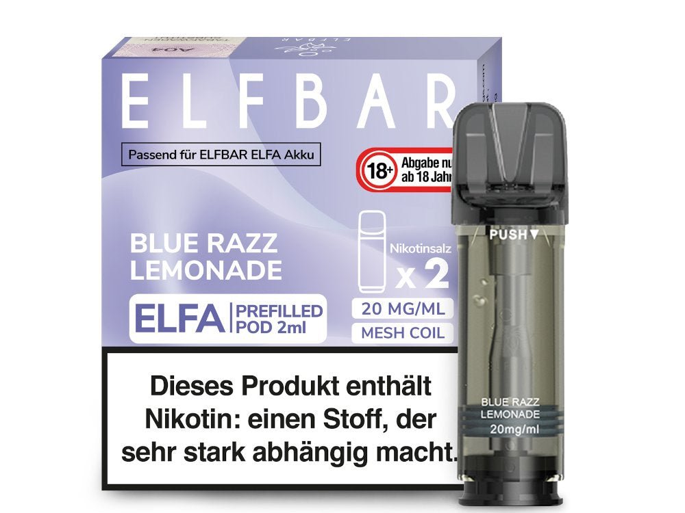 elfbar elfa pods kaufen | 2 ml · 2er-Pack Prefilled elf bar pods geschmack Elfa Pods 20mg Mixpack Flavour-Ice Farbe:Dark-Cosmo