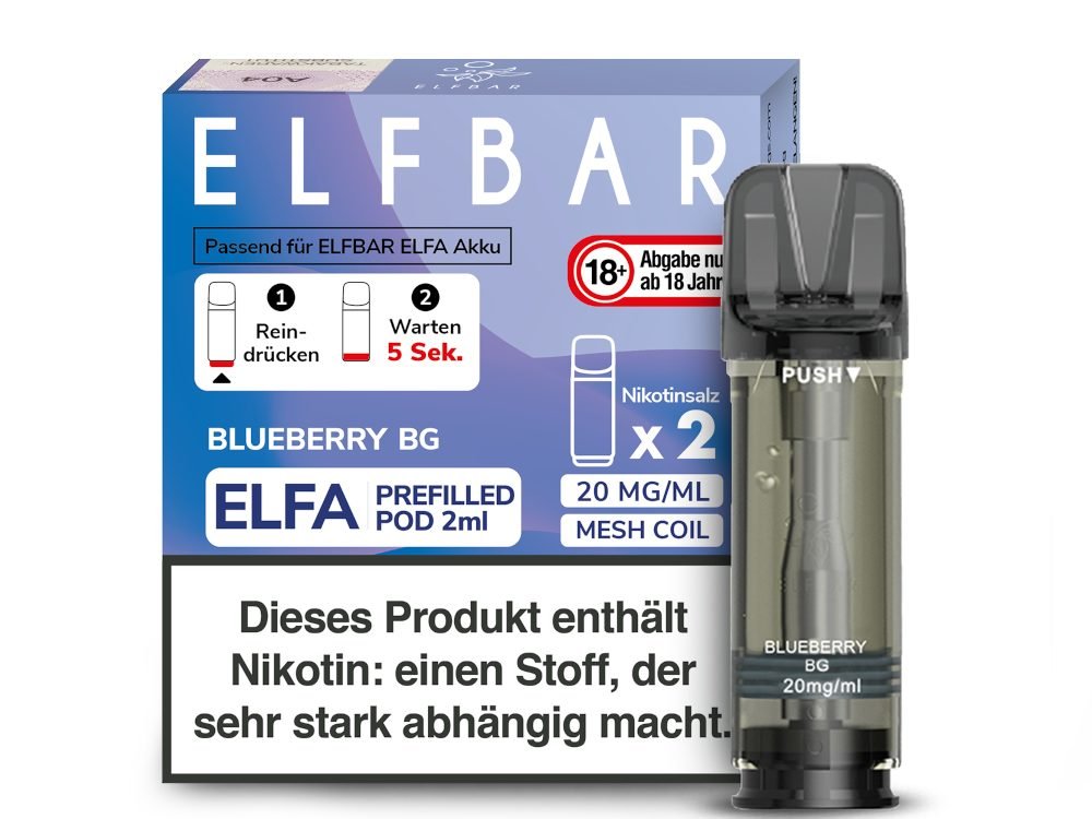 Elfbar Elfa Pods kaufen | 2 ml · 2er-Pack Prefilled
