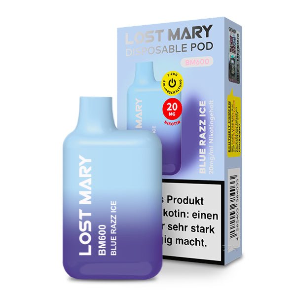 Lost Mary BM600 kaufen 600 Zge, 20 mg Nikotinsalz, 16 Sorten | LYNDEN Lost Mary BM600 kaufen 600 Zge, 20 mg Nikotinsalz, 16 Sorten | LYNDEN