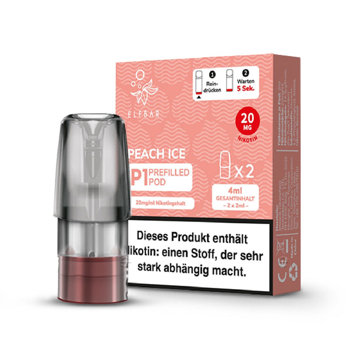 Elfbar Mate 500 Prefilled | Pod | 600 Zge Elfbar Mate 500 Prefilled | Pod | 600 Zge