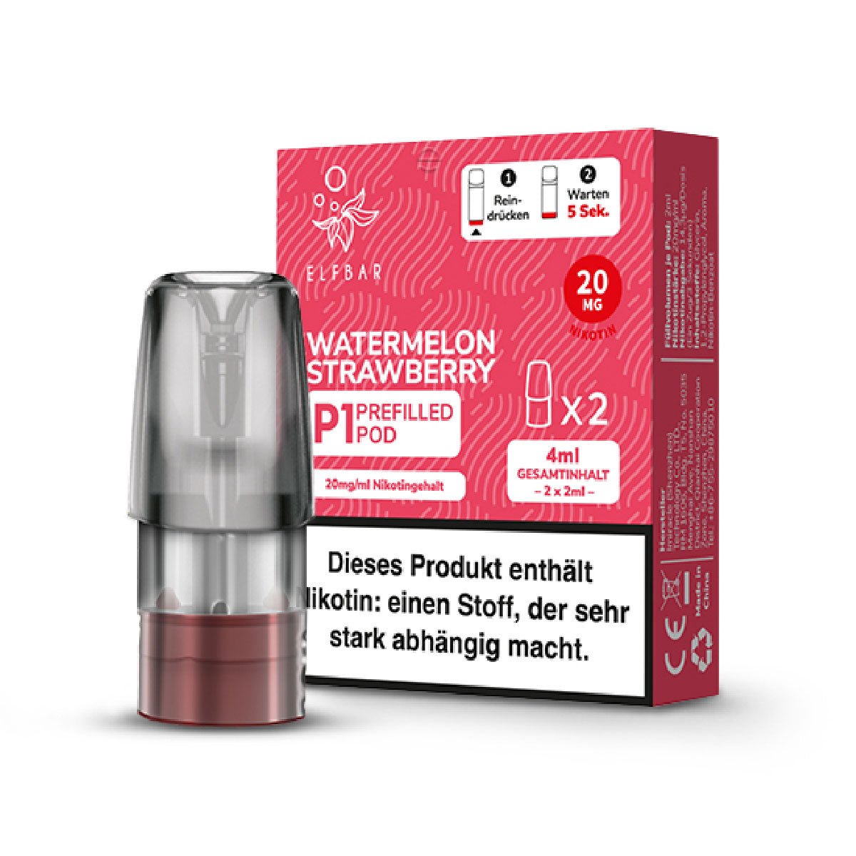 Elfbar Mate 500 Prefilled | Pod | 600 Zge Elfbar Mate 500 Prefilled | Pod | 600 Zge