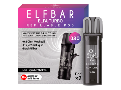Elfbar Elfa Turbo Pods (2 Stück pro Packung)