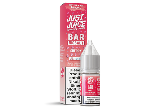 Just Juice Bar Nikotinsalz Liquid Cherry