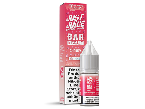Just Juice Bar Nikotinsalz Liquid Cherry