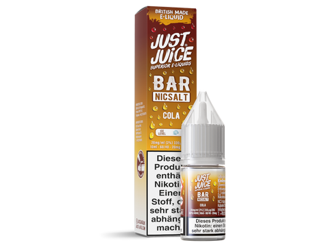 Just Juice Bar Nikotinsalz Liquid Cola