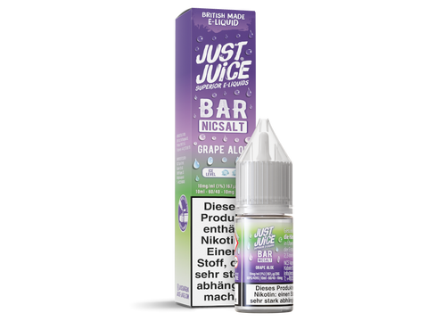 Just Juice Bar Nikotinsalz Liquid Grape Aloe
