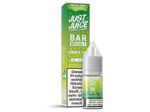 Just Juice Bar Nikotinsalz Liquid Lemon & Lime