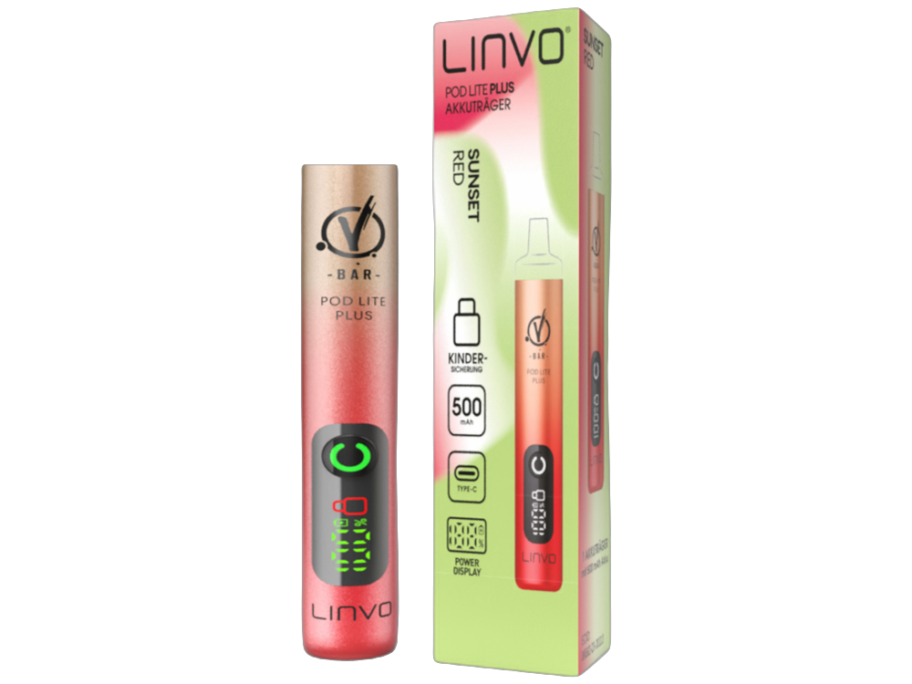 Linvo Pod Lite Plus Akku — rot