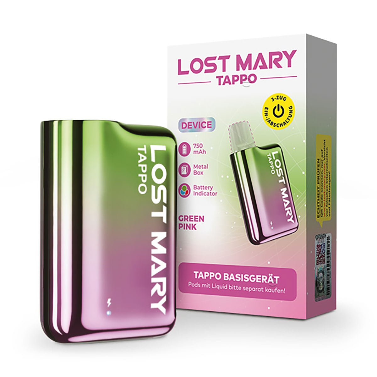 Lost Mary Tappo | Pod-System | 750mAh Lost Mary Tappo | Pod-System | 750mAh