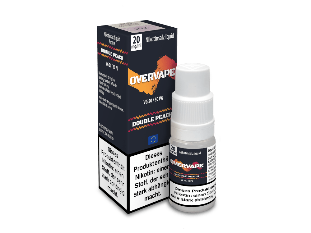 Overvape Double Peach Nikotinsalz Liquid