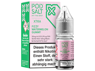 Pod Salt X Fizzy Watermelon Gummy Nikotinsalz Liquid