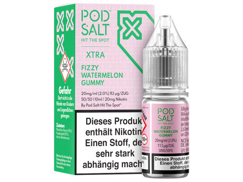 Pod Salt X Fizzy Watermelon Gummy Nikotinsalz Liquid