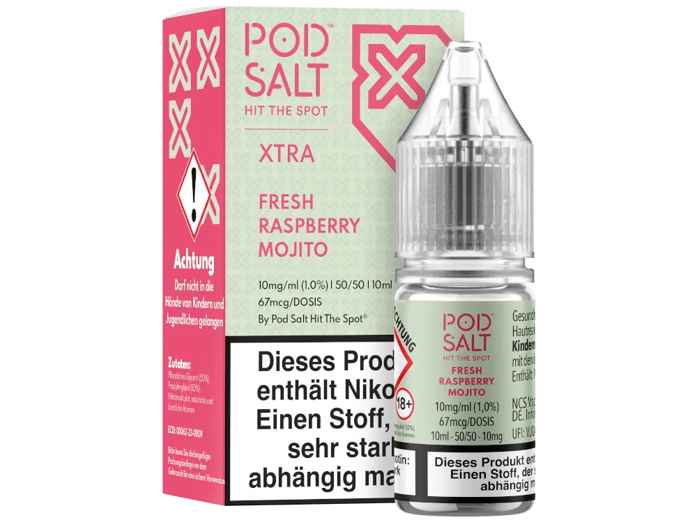 Pod Salt X Fresh Raspberry Mojito Nikotinsalz Liquid
