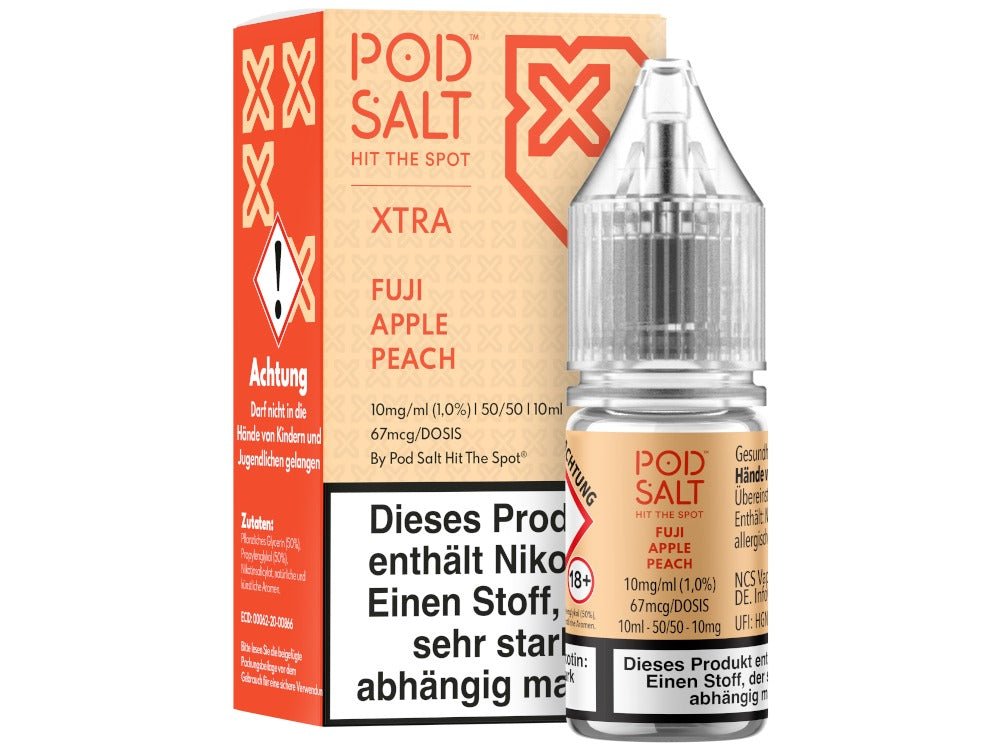 Pod Salt X Fuji Apple Peach Nikotinsalz Liquid