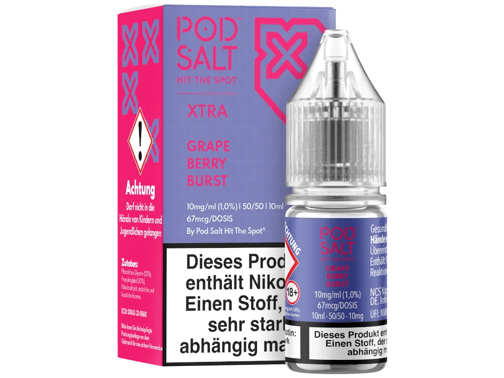 Pod Salt X Grape Berry Burst Nikotinsalz Liquid