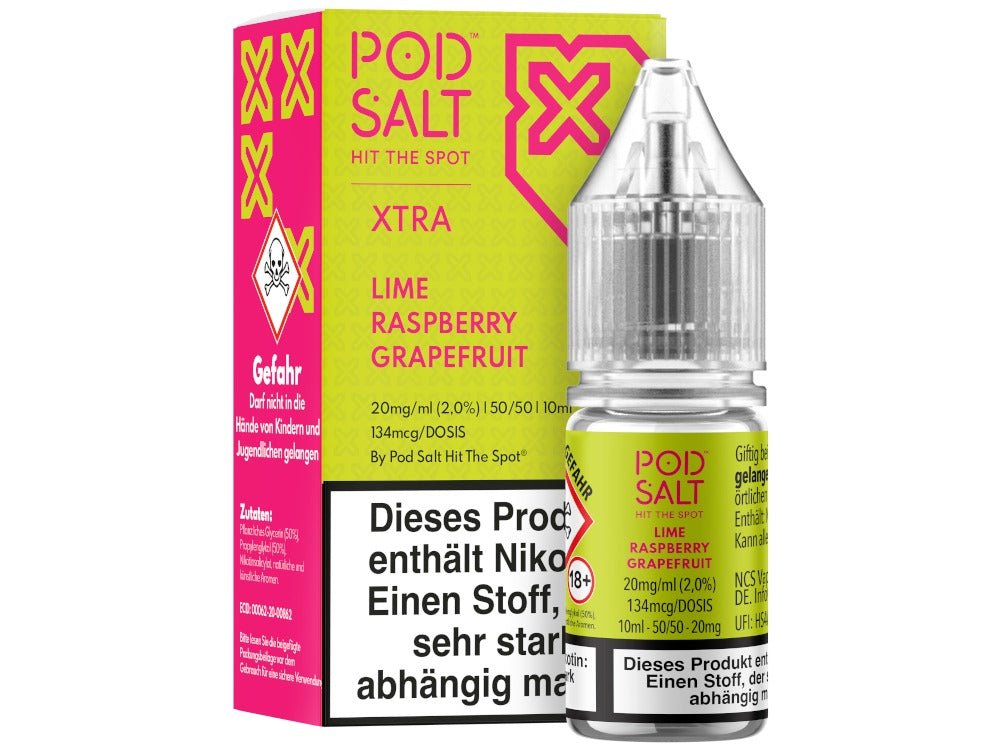 Pod Salt X Lime Raspberry Grapefruit Nikotinsalz Liquid
