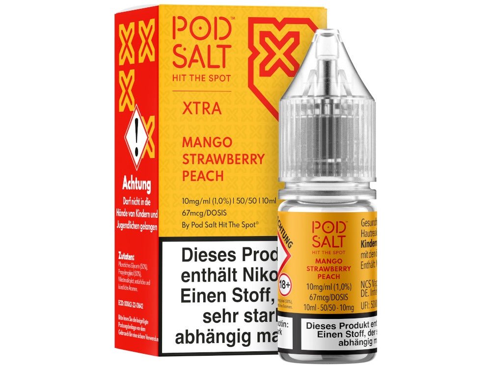 Pod Salt X Mango Strawberry Peach Nikotinsalz Liquid