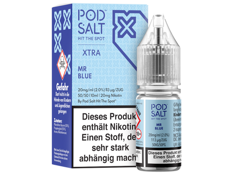 Pod Salt X Mr Blue Nikotinsalz Liquid