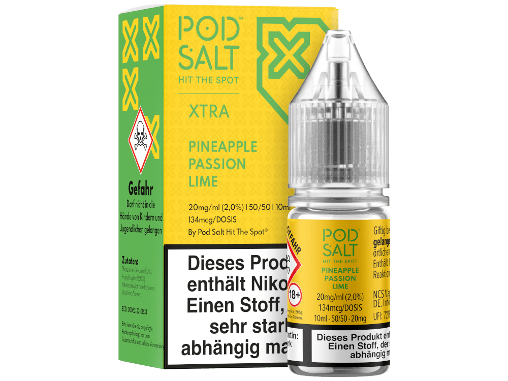 Pod Salt X Pineapple Passion Lime Nikotinsalz Liquid